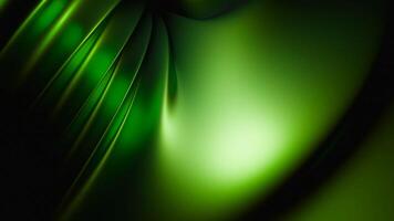 Abstract pulsating green liquid. Design. Wavy motion of metal texture with hypnotic effect. video