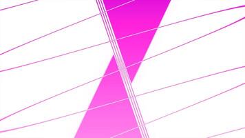 Designer animation with lines and triangles. Motion. Animation for transitions and inserts. Animation in style of modern design with transitions for intro video