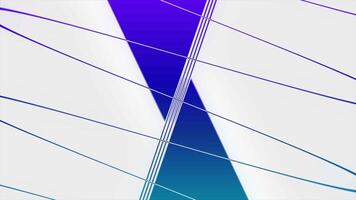 Animation with wavy line and triangles for transition. Motion. Stylish and simple animation with geometric lines and shapes for transitions. Line and triangles move in animated background video