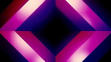 Hypnotic triangular pattern. Design. Centralized geometric pattern moves in pulsations. Hypnotic animation with pulsating diamond video