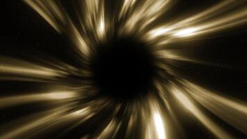 Abstract science fiction energy tunnel in outer space. Motion. Wormhole travel through time and space. Wormhole space deformation, vortex hyperspace tunnel. video