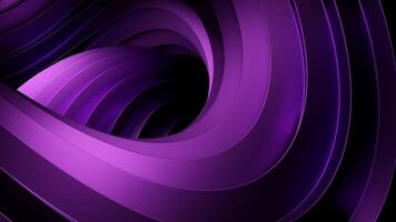 Abstract spiral rotating glow lines, computer generated background. Design. Metal lined spiral background. video