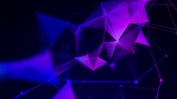 Animation of triangular structure with lines. Motion. Geometric connection with lines and triangular shapes. Mathematical connection with geometric lines and triangles video