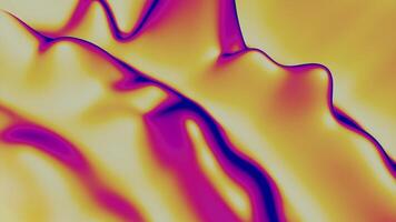 Abstract flowing bright colorful waves. Design. Gradient liquid substance in endless motion. video