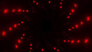 Red circle and square. Design. The play of light on geometric shapes on a bright red background and black appearing and disappearing light in animation. video