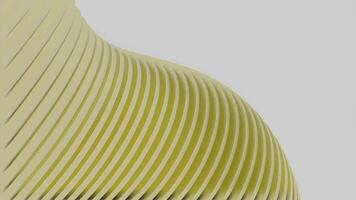Abstract decorative background with the waving figure of layers of paper in a stack. Design. Narrow plates of a transforming figure. video