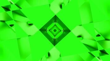 Green and orange background. Design. A light background that creates a kaleidoscope effect that changes its patterns at a fast pace. video