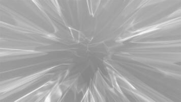 Gray and green background. Motion.A light abstraction with a continuous translucent narrow line that bends in different directions. video