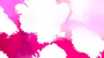 Colorful background with white spots and ripples. Motion. Effect of liquid ripples on surface with bright background spots. Vibrating ripples with moving colorful spots video