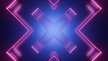 The effect of a spreading purple tunnel. Design.A bright abstraction with purple moving parts in animation that diverge in different directions. video