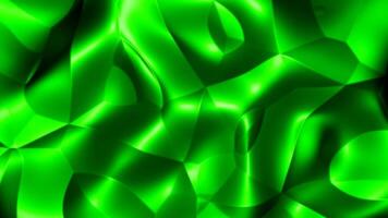 Green flowing slow swirls. Design. Rotating light flares creating effect of liquid texture. video