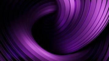 Swirled 3d structure moves with stripes. Design. Swirling 3d line moves hypnotically. Illusion of movement in swirling 3d line with stripes video