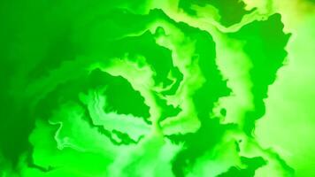 Orange and green heavy smoke. Motion. A light background with colored clouds filling the entire background made in animation. video