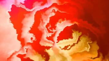 Colorful vibrating spots. Motion. Animation with plasma spots and vibrating edges. Bright colorful spots move in style of plasma video