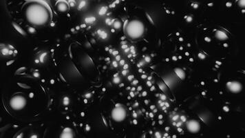 gris antecedentes. diseño. ligero Destacar en animación ese resplandor y moverse en diferente direcciones en abstracción. video