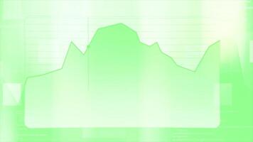 Pink and green graph. Motion.Cartoon animation with graphs with a white dot moving to the left. video