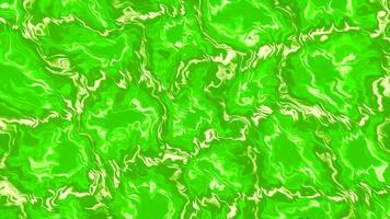 Green and orange bright illuminated lights. Motion. A light background that burns brightly is made in 3d graphics. video