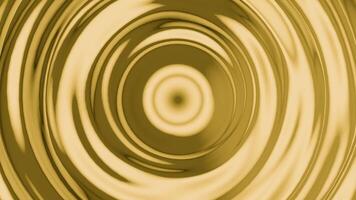 Liquid Round Tunnel. Design. Calm animation with liquid circular tunnel. Liquid surface with wavy round rings video