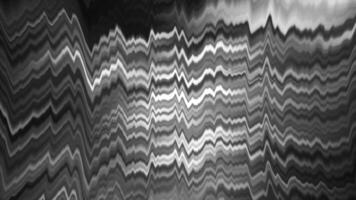 Wavy lines move with electric flicker. Motion. Electric wavy stripes with glitch effect. Distortion of wavy flashing stripes video