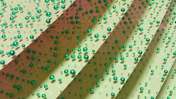 Folds with 3d pattern of balls. Design. Folds with illusion of 3d balls in pattern. Colorful pattern with balls and shadows on moving folds video