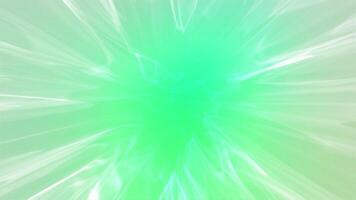 Green background. Motion. A white bent thread in animation that sways in different directions. video