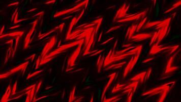 Endlessly moving zigzag pattern on a black background. Motion. Colorful lines creating zigzag pattern. video