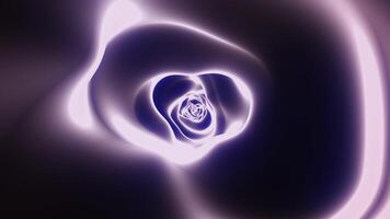 Purple background. Motion. A bright light background with white spaces in the animation that slowly moves forward. video