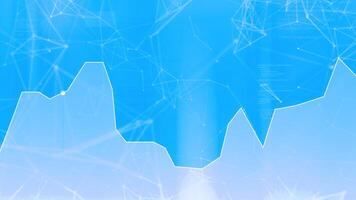 Point moves on graph with program codes. Motion. Animation with graph and point of indicators. Software diagnostic animation with graph and dot video