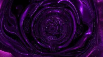 View inside of a black hole with transfiguration of reality. Design. The curvature of space and time. video