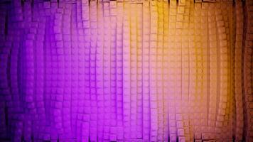 Colorful lines move with wave hypnotic effect. Design. Stripes with dots move in 3d waves. 3D stripes move with waves and hypnotic effect video