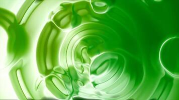 Blue and green background. Motion.Light paint from a dense consistency in animation that spreads everywhere. video