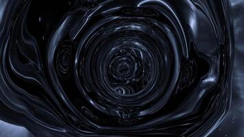 View inside of a black hole with transfiguration of reality. Design. The curvature of space and time. video