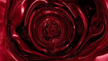 Red and purple jelly. Design. Thick mixed jelly in animation that glitters. video