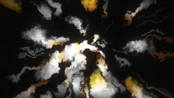 Abstract spreading tentacles of an unknown extraterrestrial creature. Motion. Alien creature with tentacles. video