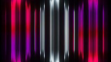 Abstract flowing vertical stripes on a black background. Motion. Radio wave or spreading signal. video
