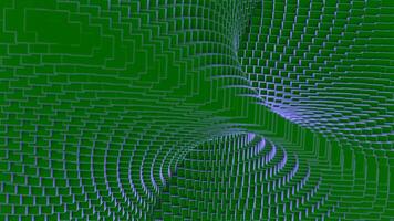 Black and green background. Design. Hypnosis effect with moving bright lines in abstraction. video