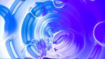 Blue and green background. Motion.Light paint from a dense consistency in animation that spreads everywhere. video