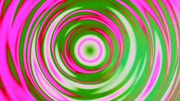 Hypnotic colorful contrasting spiral. Design. Spinning circles creating effect of a tunnel. video