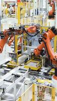 Tokyo- Japan, 08.01.2023. Scene. Fast-working robots that work in production. Use only for editorial. video