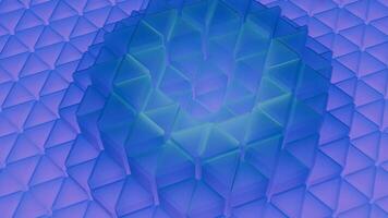 Explore the sophisticated and intricate geometric patterns showcased in shades of blue and purple. Design video