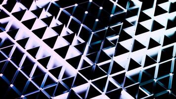Exploring Geometric Patterns in Abstract Design That Highlights Unique Triangular Shapes. Design video
