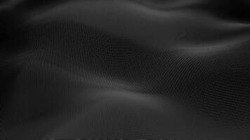 This piece features Abstract Black Waves beautifully interwoven with a Grid Pattern. Design video