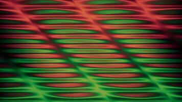 Vibrant Abstract Wave Patterns Showcased in Striking Red and Green Tones That Captivate. Design video