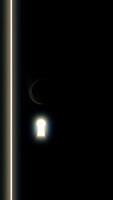 Door in a dark room opens and fills the space with bright white light, new possibilities concept. Animation. Abstract silhouette of door and keyhole with a key inside, monochrome. video