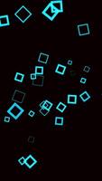 An Abstract Collection of Vibrantly Glowing Geometric Shapes, Captivatingly in Motion video