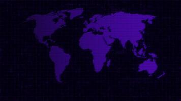 Purple animation. Motion. Bright graph showing population growth on our planet and in different countries separately. video