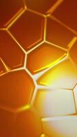 Colored background with moving mosaic bubbles. Motion. Beautiful colored background of greasy or soap bubbles video