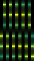 Stripes of green color motion background, seamless loop. Motion. Abstract vertical glowing lines divided into square shaped segments. video