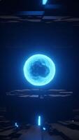 AI Artificial intelligence digital brain with data core. Design. Abstract cyber background, futuristic information and technology concept, seamless loop. video