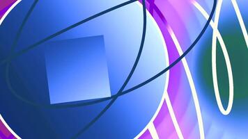 Stylish animation with moving curved lines. Motion. Animated background with moving curved lines for transition or insertion. Animation for presentation or insertion video